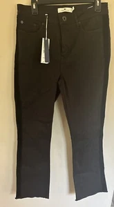 New Vineyard Vines Kick Flare Pants Jet Black Size 29 - Picture 1 of 6