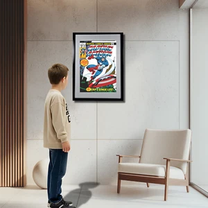 Framed  Marvel Comics 1978 Cover "Captain America's Other Life" Issue No. 225 - Picture 1 of 10