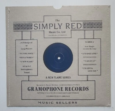 Simply Red - It's Only Love / Turn It Up / I'm Gonna Lose You - Vinyl 10" Mint - Image 1 of 3