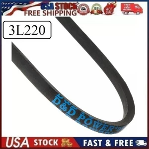 3L220 V Belt, 3/8" X 22" OC, 3L Section, Rubber - Picture 1 of 7