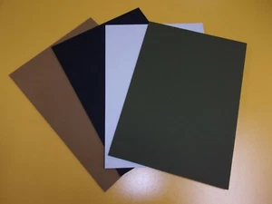 2 mm KYDEX T Blatt A4,A3,A2 GRÖSSE Mantelholster olivgrün schwarzbraun weiß - Bild 1 von 5