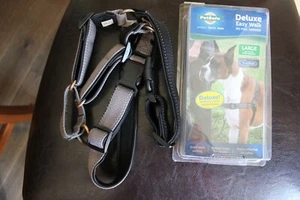PETSAFE*PET SAFE*Deluxe Easy Walk No Pull Harness*Large*Steel Grey/Black* - Picture 1 of 4