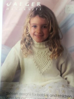 Jaeger Handknits 16 Designs For Babies And Children Knitting  - Image 1 of 4