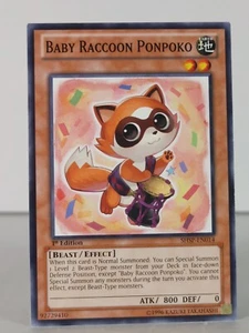Baby Raccoon Ponpoko - Shadow Specters SHSP-EN014 - 1st ed - singles - YuGiOH - Picture 1 of 6