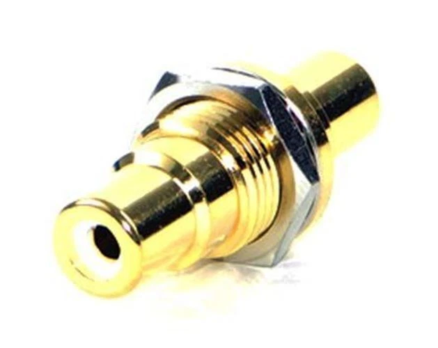 Switchcraft Yellow Panel Mount RCA Socket with Nickel Plated Contacts - Image 1 of 1