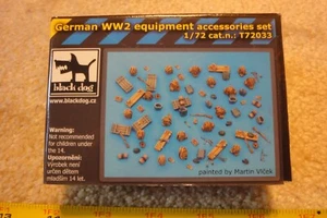 Black Dog 1/72 German WW2 military equipment accessory set model kit T72033 New! - Picture 1 of 3