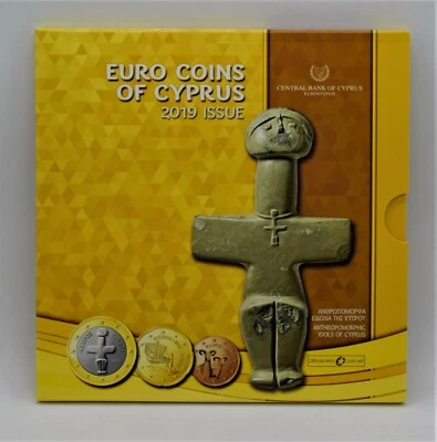 Cyprus 2019 -  BU Euro Coins Set in a three-ply brochure - Image 1 of 4