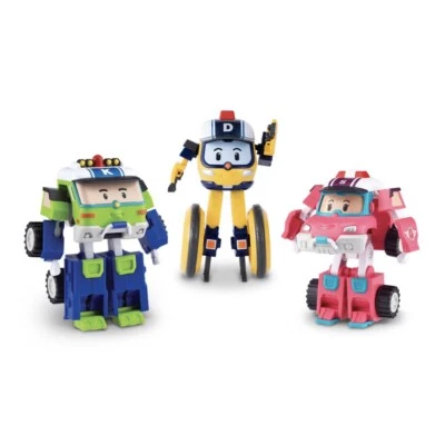 RoboCar Poli Sandvile 4’ Transformation Pack Season 5 Sandy Droney Keaton - Image 1 of 4