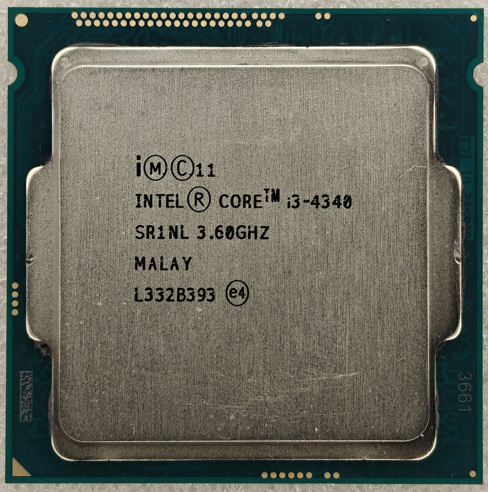 Intel Core i3-4340 SR1NL Dual Core Processor 3.6 GHz Socket LGA1150 54W CPU - Image 1 of 3