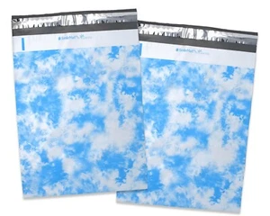 10x13, 14x17, 19x24 Sky's the Limit Clouds Poly Mailers, Shipping Mailing Bags - Picture 1 of 12