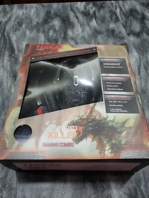 GAMING Headset/Mouse COMBO & Pad Multicolor Backlit Button Emulation NEW SEALED - Image 1 of 4
