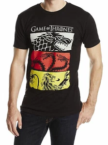 HBO Game Of Thrones 3 HOUSE SYMBOLS SIGILS T-Shirt NWT Licensed S-3XL - Picture 1 of 1