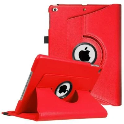 Para Apple iPad 2/3/4 AIR 1/2 Funda de Cuero Gira 360 Magnética Cubierta Soporte Foto 1 de 4