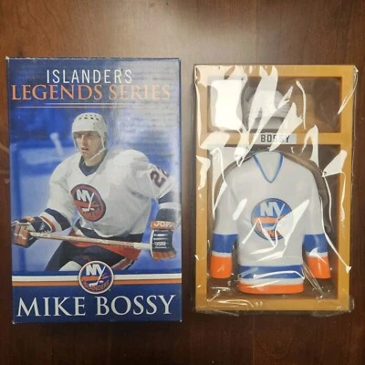 MIKE BOSSY MINI CASILLERO NHL New York Islanders Legends Series SGA coleccionable Foto 1 de 3