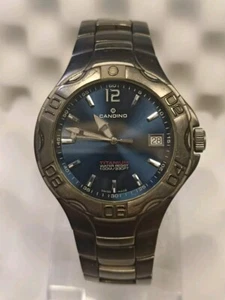 Candino Watch 100m/330ft Titanium, Sapphire. Working good! - Picture 1 of 14