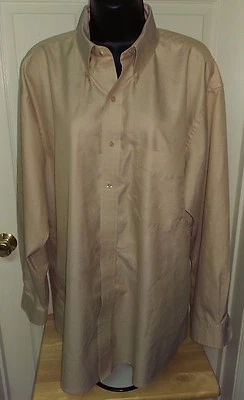 Jos A BankMens Shirt Size L Large  Brown - Image 1 of 3