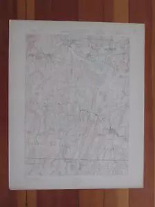 Brookfield Massachusetts 1887 Original Vintage USGS Topo Map - Foto 1 di 1