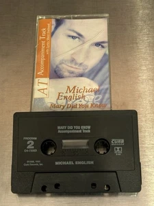 MARY DID YOU KNOW Michael English Cassette Accompaniment Track - Picture 1 of 3