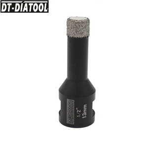 Brocas de núcleo de perforación de diamante seco de 13 mm sierra de agujero corta azulejos mármol para amoladora angular - Imagen 1 de 9