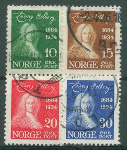 Noruega 1934 personalidades poeta Ludvig Holbert 168/71 estampado - Imagen 1 de 1