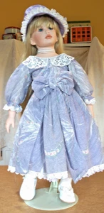 Bambola di porcellana Samantha 28" 1998 Donna Rubert by The Doll opere d'arte - Foto 1 di 7