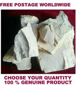 Organic Pure Multani Mitti (Fuller's Earth) Whole Skin Face Clays - FREE SHIP - Picture 1 of 12