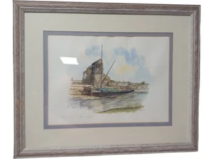 Ray Figg Limited Edition Print 104/200 - Battlesbridge, Essex - Boote - Bild 1 von 19