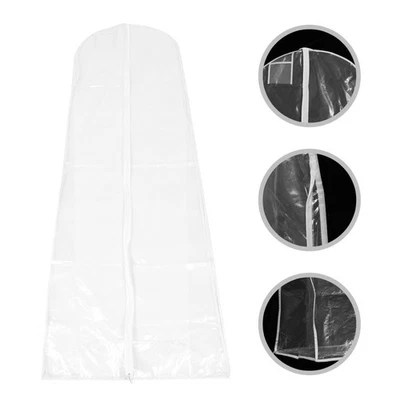  Kleiderbeutel staubdestschätzte lange Kleidungsbeutel Kleidung Hanging Bag - Bild 1 von 4