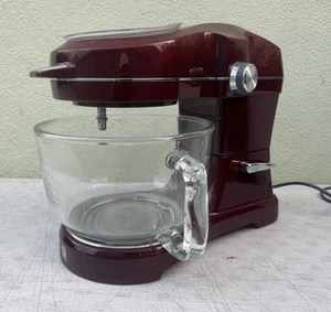 Kenmore Elite Ovation 5qt Stand Mixer with Pour-In Top, 500W RED No Accessories - Picture 1 of 14