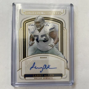 2024 Panini National Treasures Larry Allen auto 18/49 No. Sigs-LAN Dallas - Picture 1 of 3