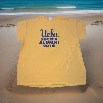 UCLA Bruins Soccer Alumni 2016 #49 Shirt XL X-Large NCAA Yellow University New - Image 1 of 4