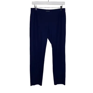 Eileen Fisher Womens Size Small Navy Blue Pants Pull On Straight Leg Stretch - Picture 1 of 7