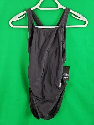 Traje de baño Speedo para mujer 10/36 negro antracita de una pieza ProLT nuevo con etiquetas Foto 1 de 4
