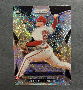 2019 Panini Prizm Ryan Meisinger Rookie RC White Sparkle Short Print SP Card 221