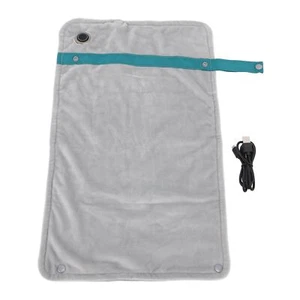 USB Portable Electric Heated Blanket Wearable Shoulder Back Neck Pain Relief New - Picture 1 of 22