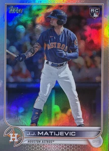 2022 Topps Update JJ Matijevic Silver Rainbow Foil Rookie #US297 Houston Astros - Picture 1 of 4