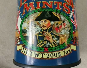 COLLECTABLE TIN TRAFALGAR CANDY MINTS Clipper Napoleon Sailing Naval War Ships - Picture 1 of 12