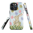 Easter Eggs & Bunny Rabbit Tough Phone Case for iPhone