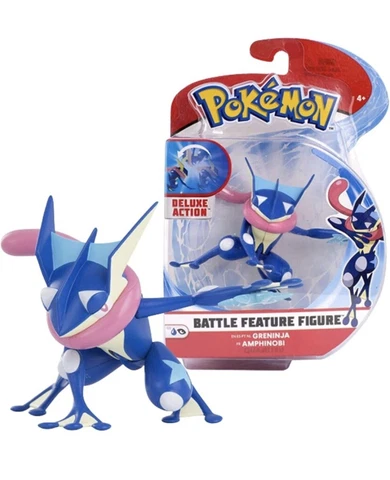 Pokemon Battle Greninja 4.5" Blue Deluxe Action Figure Articulated Cover