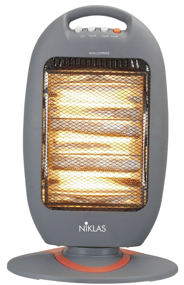 STUFA STUFETTA ELETTRICA ALOGENA 3 POSIZIONI W 400 800 1200 OSCILLANTE (50526) - Immagine 1 di 1