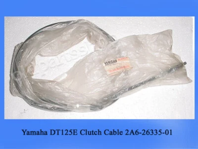 Yamaha DT125 DT175 MX175 Clutch Cable NOS DT125MX DT175MX WIRE 2A6-26335-01 Foto 1 de 2