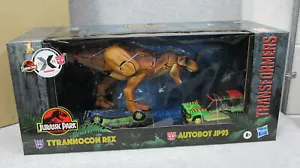 Transformers X Jurassic Park Tyrannocon Rex Autobot JP93 Dinosaur set MIB Hasbro - Picture 1 of 3