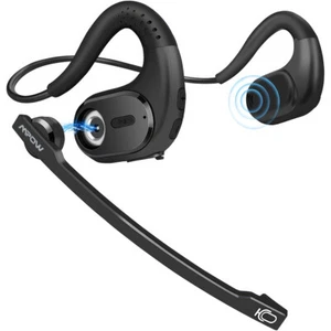 MPOW Bluetooth Headset with Removable Microphone Noise Cancelling For Phones PC - Picture 1 of 10