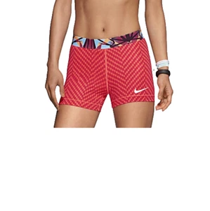 NEW! NIKE PRO [XS] Women 3.0" COMPRESSION Yoga SHORTS-Pink/Printed 613617-603 - Picture 1 of 2