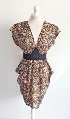 Women's, Dress, Butterfly by Matthew Williamson, Size 12, Animal/Leopard Print - Image 1 of 4