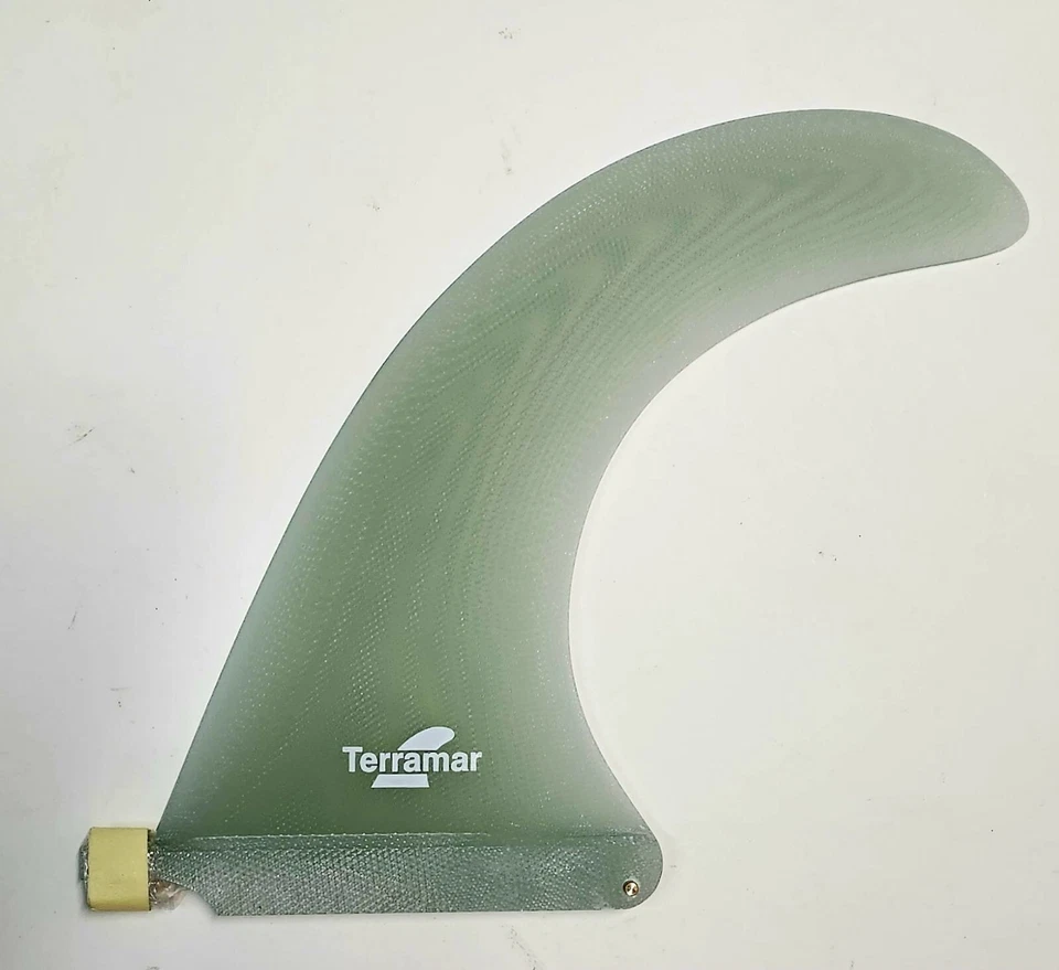 TERRAMAR SURFCO 9.5" DT-FLEX SURFBOARD FIN LIMITED EDITION ALL GLASS