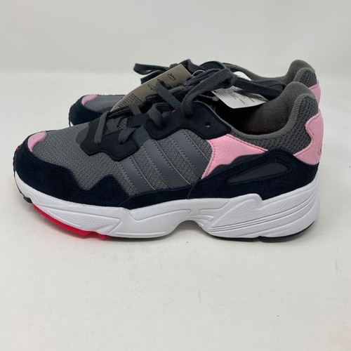 Adidas Ragazze Yung 96 J Sneakers Grigio F35274 Maglia Stringate Scarpe Basse 5M Nuove