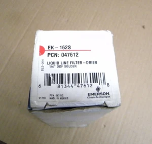 Emerson EK-162S Liquid Line Filter - Drier - 1/4" ODF solder - Picture 1 of 4