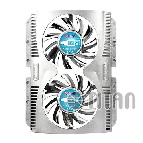 Titan  DC5V USB Cooling Fan Anywhere Post-IT Cooler  TTC-HD22TZ(UF1) - Image 1 of 4