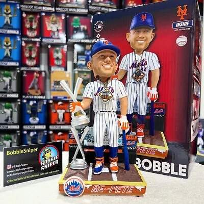 PETE ALONSO New York Mets Re-Pete Homerun Derby Champ Juego de Estrellas Bobblehead Foto 1 de 4